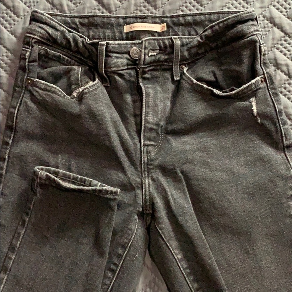 High Rise Skinny 721 Levi Jeans ▪️◼️◾️